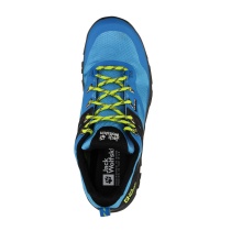 Jack Wolfskin Hiking Shoes Rebellion Guide Texapore Low (Trekking, waterproof, 100% PFC-free) blue Men